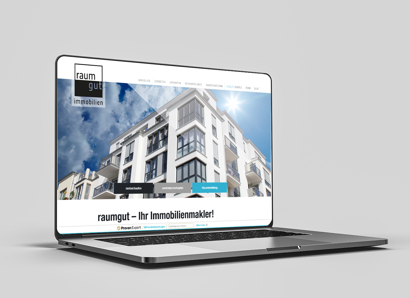 silk Werbeagentur Kunde: raumgut Immobilien