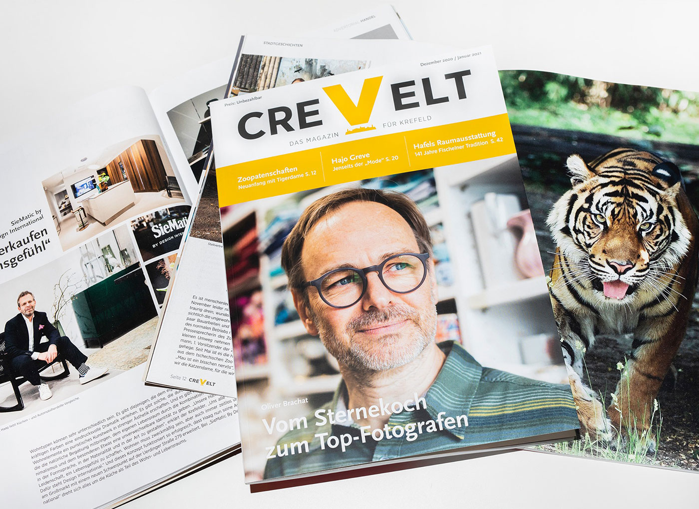 silk Werbeagentur Kunde: CREVELT Magazin